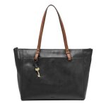 Fossil sac shopper noir en cuir pour femme - rachel tote 65953