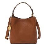 Fossil sac  paule bandoulire marron pour femme - jessie bucket crossbody bag s 254331