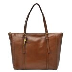 Fossil sac shopper marron pour femme - carlie tote 188618