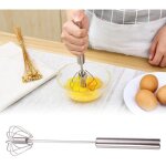 Fouet - acier inoxydable - batteur manuel semi - automatique - multifonctionnel - facile � nettoyer - ...