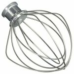 Fouet en acier inoxydable - mich - compatible kitchenaid - k45ww - wp9704329 - ksm150 - ksm160 - facile ...