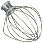 Fouet en fil dacier inoxydable - pzcc - compatible kitchenaid - k45ww - wp9704329 - ksm150 - ksm160 - ...