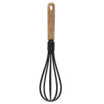 Fouet manche en bois lily 31cm naturel & noir