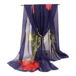 Foulards en mousseline de soie love romance rose foulard imprim