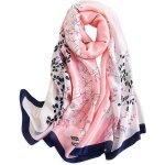 Foulard en soie femmes ch�le �charpe en soie silk scarf women chiffon shawl neckerchief head wrap thin ...