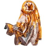 Foulard en soie femmes ch�le �charpe en soie silk scarf women chiffon shawl neckerchief head wrap thin ...