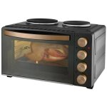 Four combin  2 plaques de cuisson - kalorik ? tkg mk 1003 ? usage simultan ? 28l ? rtisserie & nombreux ...