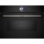 Four combin micro - ondes encastrable bosch ser8 - cmg7761b1 - noir - 45 l - 20 modes de cuisson