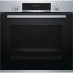 Four lectrique encastrable - bosch - hba573br0 - 71l - pyrolyse - acier inoxydable - gris