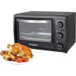 Four �lectrique ventil� - gpfuoea - 1300 w - 30 l - double verre tremp� - 4 fonctions de cuisson - noir ...