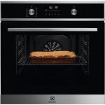 Four electrolux eof6p56bx - chaleur tournante puls�e - pyrolyse - porte froide - 25 recettes pr� - programm�es ...