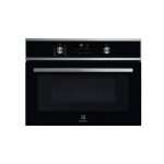 Four encastrable compact electrolux 600 combiquick evl6e49x - acier / noir