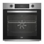 Four encastrable - beko - bcbie12300xmp - pyrolyse - 71l - inox gris