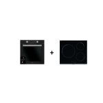 Four encastrable pyrolyse bxp5559b + plaque de cuisson induction ti364b - brandt