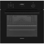 Four encastrable - pyrolyse - chaleur tournante - daewoo - bo6pr27gbnl - noir - porte froide - 595 x ...
