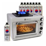 Four � gaz portable eurocatch ? four camping 252 l avec br�leur 21 kw ? allumage �lectronique ? ext�rieur ...