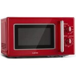 Four micro - ondes klarstein caroline - 20l 700 - 1000w - look rétro - rouge Four micro - ondes klarstein caroline - 20l 700 - 1000w - look rétro - rouge