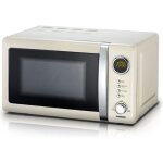 Four micro - ondes monofonction - adexi - 20 litres - 700 watts - design r�tro cr�me