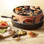Appareil pizza - grill - pizzarette - mini pizza - 1200 watt - temprature variable - 6 personnes