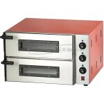 Four  pizza - combisteel - double 2 pizzas 45 cm - 3 kw - 230 v - rose