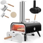 Four pizza extrieur portable costway - pierre pizza 30 cm rotative - pole granuls de bois - thermomtre ... Four pizza extrieur portable costway - pierre pizza 30 cm rotative - pole granuls de bois - thermomtre ...