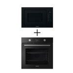 Four pyrolyse rosieres ro6 t3b3eytb + micro - ondes rosi�res ro38fl7n25lwb