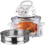 Four ventil� multifonction - woopso - 12l - anneau de rallonge 18l - minuterie 60 minutes