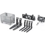 Fourche avec accessoires pour manitou - bruder - adaptateur palette treuil fourches à foin et à palette ... Fourche avec accessoires pour manitou - bruder - adaptateur palette treuil fourches à foin et à palette ...