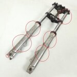 Fourche compl�t avec t�s origine pour moto honda cx 500 �33mm occasion - mfpn : �33mm - 220802 - 1o