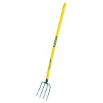 Fourche  fumier - douille - 4 dents leborgne - outil de jardinage