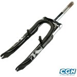 Fourche vtt - non sp�cifi� - 20 - suspendue - noire - d22. 2 filet�e � tasseaux