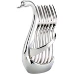 Fourchette � dessertfourchettes de fruits cygne set de vaisselle l�gumes en acier inoxydable dessert ...