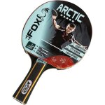 Fox tt raquette de tennis de table arctic 5 star26 cm bois / caoutchouc noir / rouge