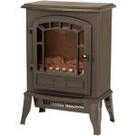 Foyer chemin�e �lectrique � poser - edco - 2000w - led - 25x39x57cm