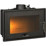 Foyer invicta 700 - puissance optimale 7 kw - bûches 53 cm max - fonte - fabriqué en france Foyer invicta 700 - puissance optimale 7 kw - bûches 53 cm max - fonte - fabriqué en france