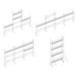 Fr51 - 9p - g echafaudage faitage révolution 4 en 1 p galvanisé echafaudages stephanois Fr51 - 9p - g echafaudage faitage révolution 4 en 1 p galvanisé echafaudages stephanois