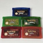 Franais game boy advance gba jeux classique pokemon srie rubis / meraude / vert feuille / saphir / ...
