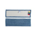 Frange microfibre bleue eco + velcro rectangulaire 60 cm boussemart Frange microfibre bleue eco + velcro rectangulaire 60 cm boussemart