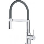 Mitigeur cuisine - franke - lina fc 6087. 031 - chrome / gris - douchette extractible - 410 mm