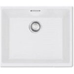 vier - franke - sirius 110 - 50 - blanc polaire - cramique - 1 bac - rectangulaire