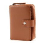 Fredsbruder porte - monnaie marron en cuir pour femme - pretty little things wallet millionaire plt dark ...