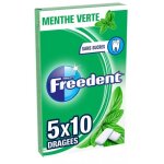 Freedent - menthe verte drages 70g - lot de 4