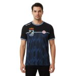 Freegun - t - shirt homme polyester olive et tom landers r�gular col rond manches courtes - bleu (pi�ce) ...