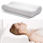 Freosen oreiller ergonomique à mémoire de forme oreiller cervical coussin avec housse hypoallergénique ... Freosen oreiller ergonomique à mémoire de forme oreiller cervical coussin avec housse hypoallergénique ...