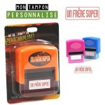 Un frre super - tampon encreur personnalis