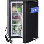 Frigo camping car - frigo 12v 220v - smeta - 53l - frigo caravane avec serrure pour chambre h�tel bureau ...