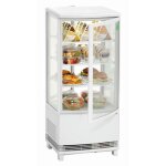 Frigo vitrine � poser - bartscher - 86 litres - blanc - froid ventil�
