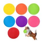Frisbee pour chien - 7 pi�ces - 17. 5cm - caoutchouc naturel - flottant - indestructible