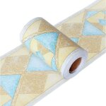 Frise murale adhesive - noname - 10cm x 10m - pvc �cologique - imperm�able - autocollante