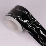 Frise murale - non spcifi - 12x500cm - pvc - noir - autocollante et amovible